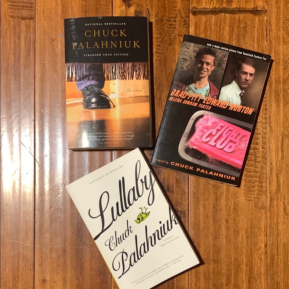 Chuck Palahniuk Book Set